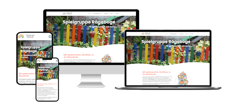Webdesign Referenz Spielgruppe Rägeboge Niederscherli