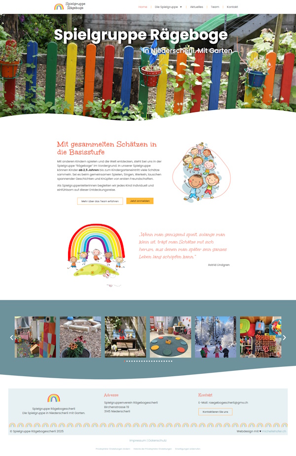 Webdesign-Referenz-Website-Spielgruppe-Rägeboge-Niederscherli